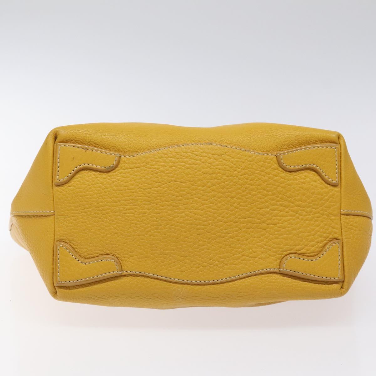 Prada, Yellow, Leather, handbag