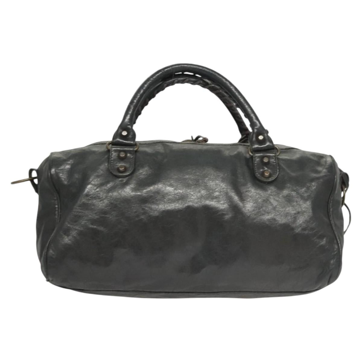 Balenciaga City, Black, Leather, handbag