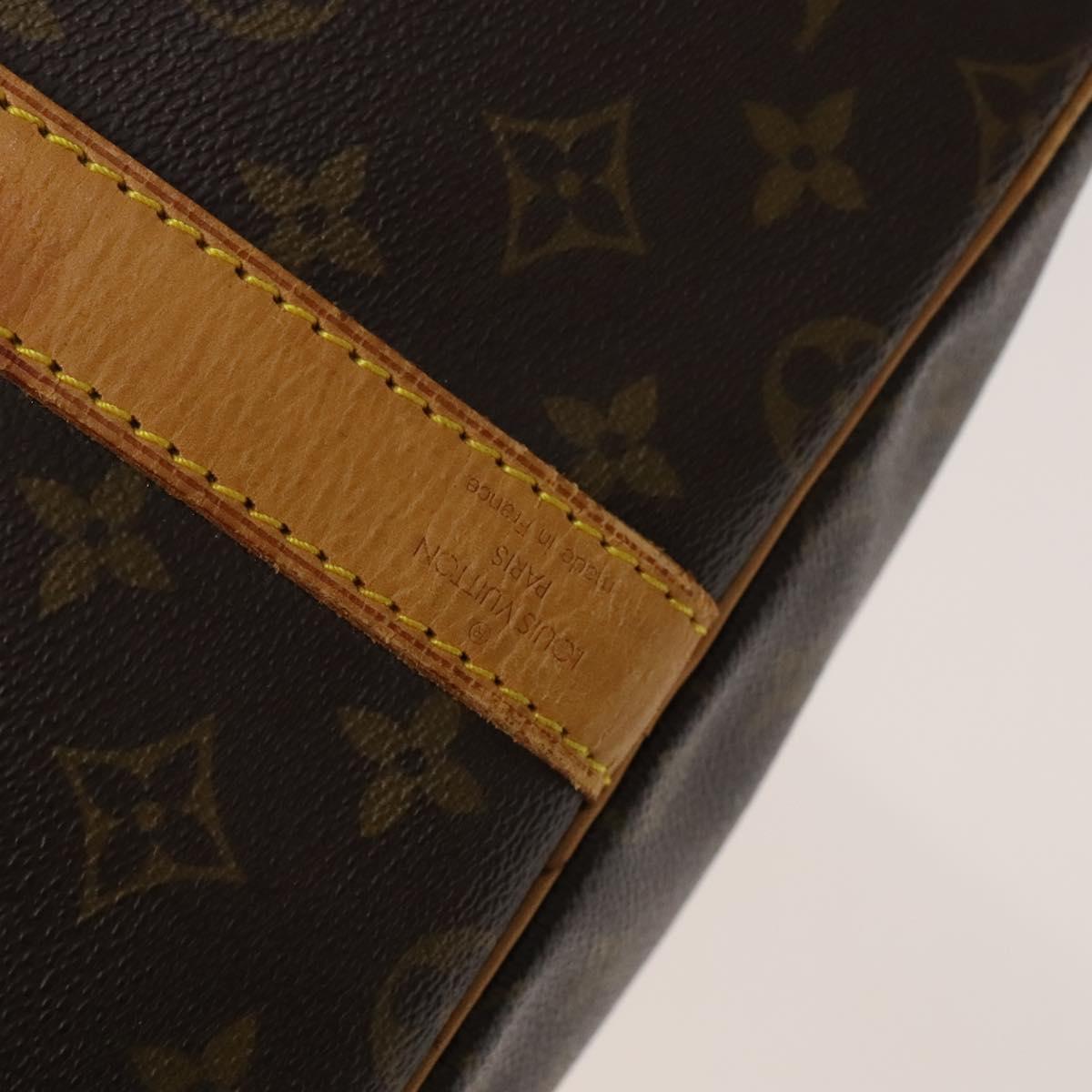 Louis Vuitton Keepall Bandouliere 55, Brown, Canvas, travel
