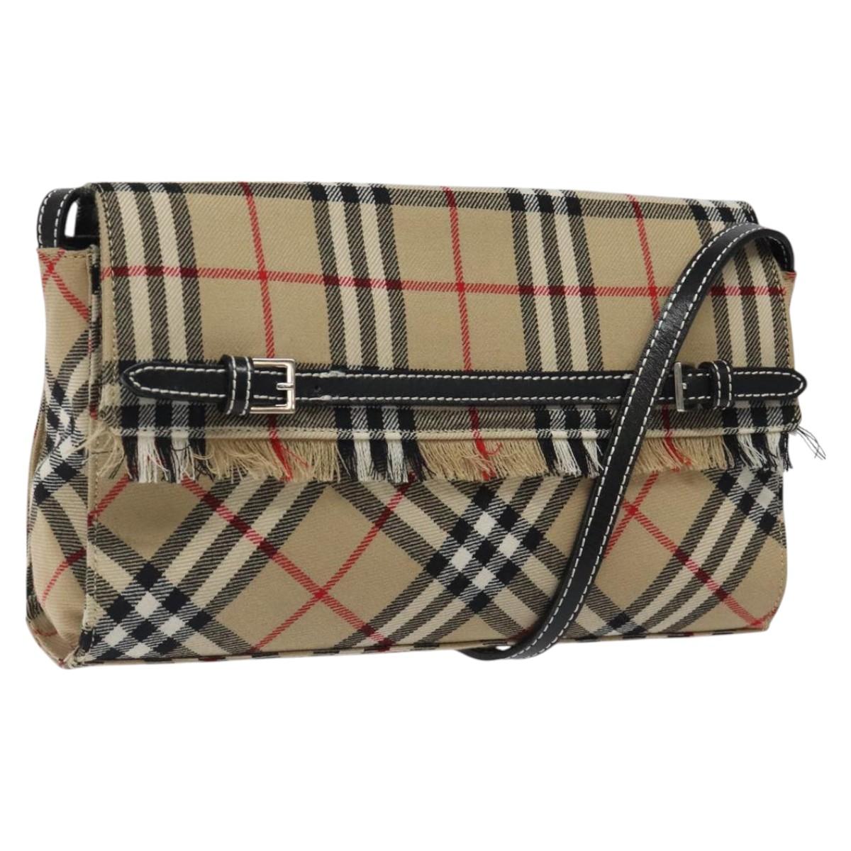 Burberry Nova Check, Beige, Canvas, shoulder