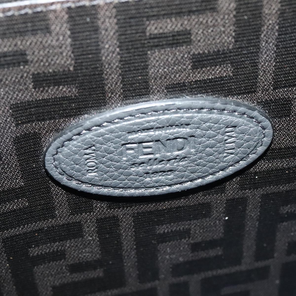 Fendi Peekaboo, Grey, Leather, handbag