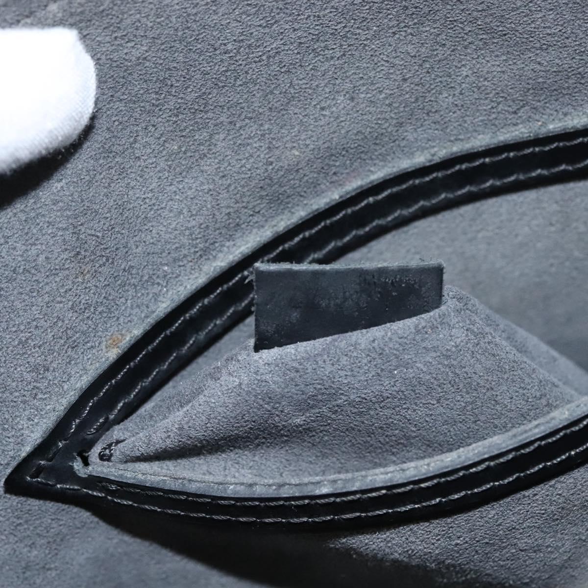 Louis Vuitton Alma, Black, Leather, handbag