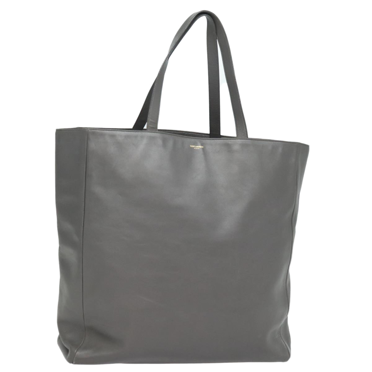 Saint Laurent Reversible, Grey, Leather, tote