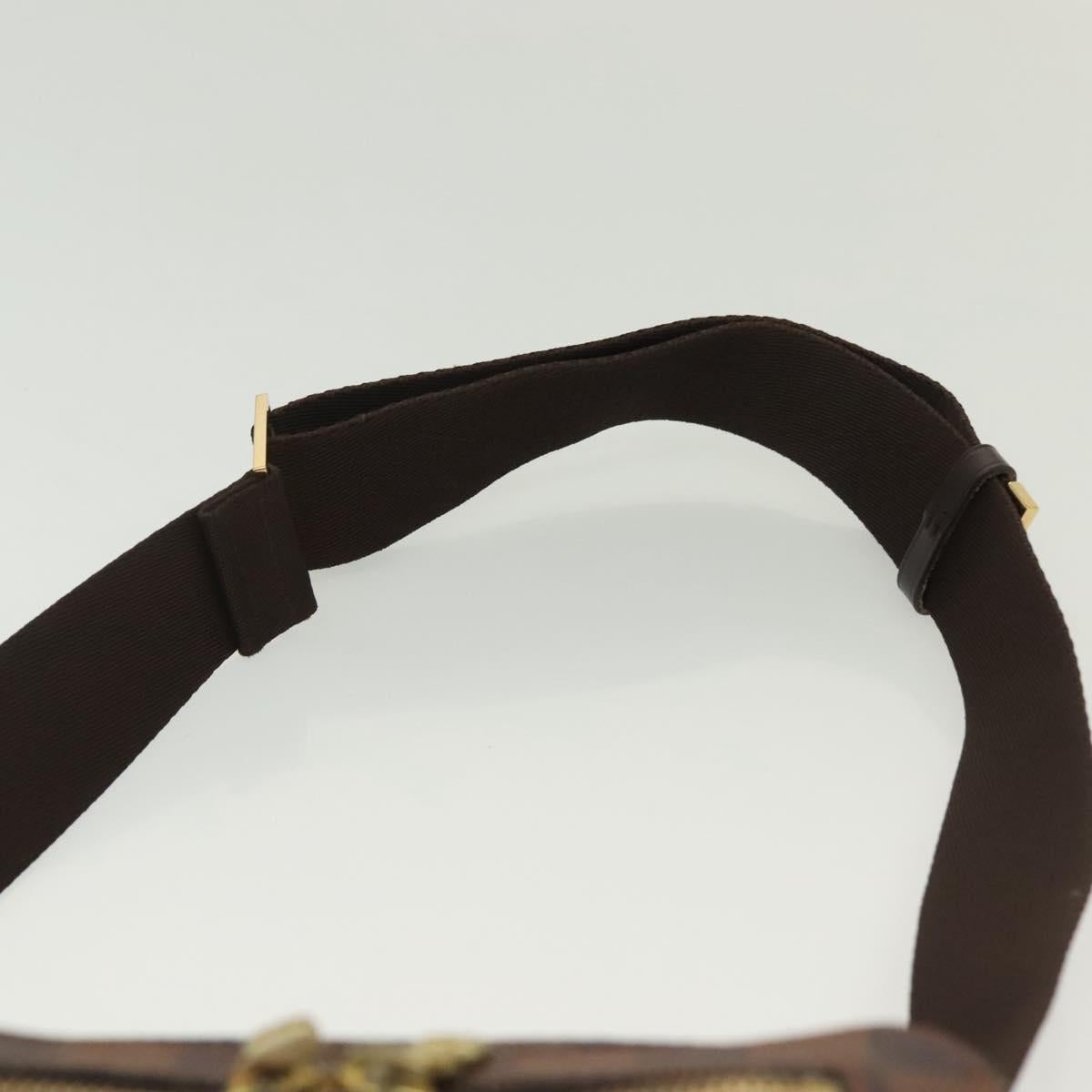 Louis Vuitton Geronimos, Brown, Canvas, clutch
