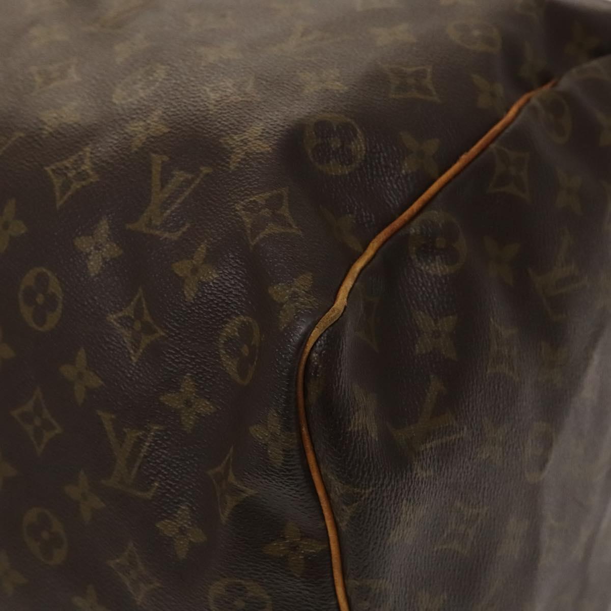 Louis Vuitton Keepall 60, Brown, Canvas, travel