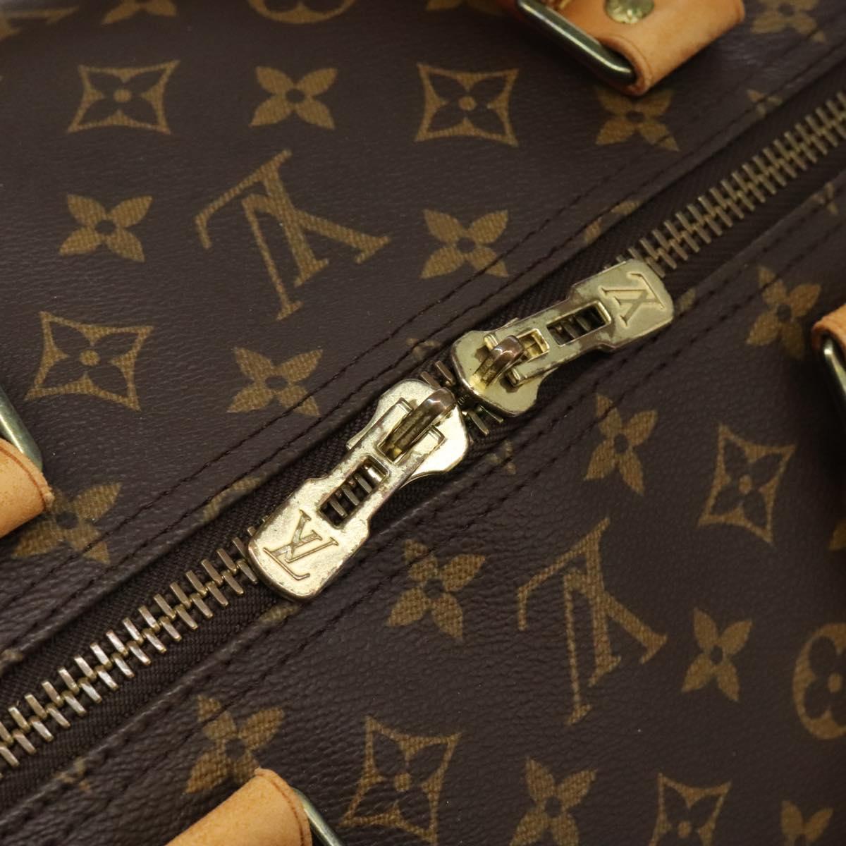 Louis Vuitton Keepall 60, Brown, Canvas, travel