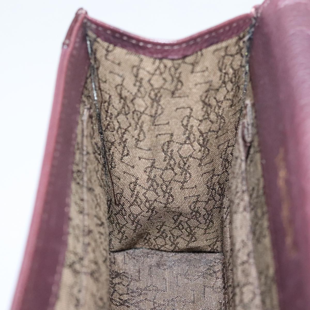 Saint Laurent, Burgundy, Leather, handbag