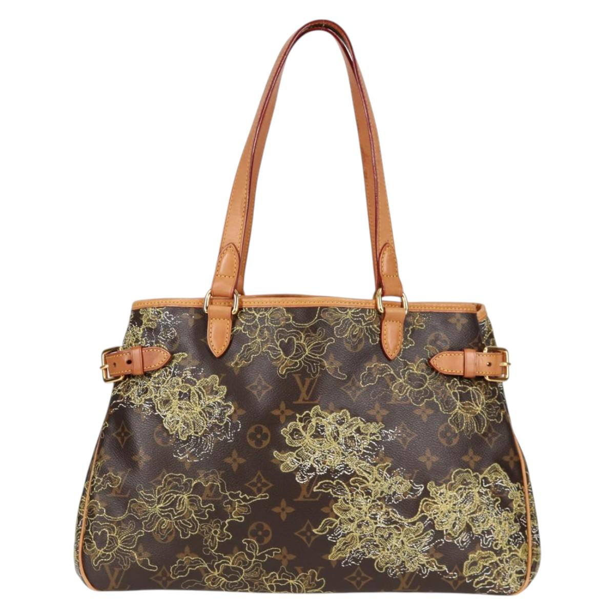 Louis Vuitton Batignolles Horizontal, Brown, Canvas, tote