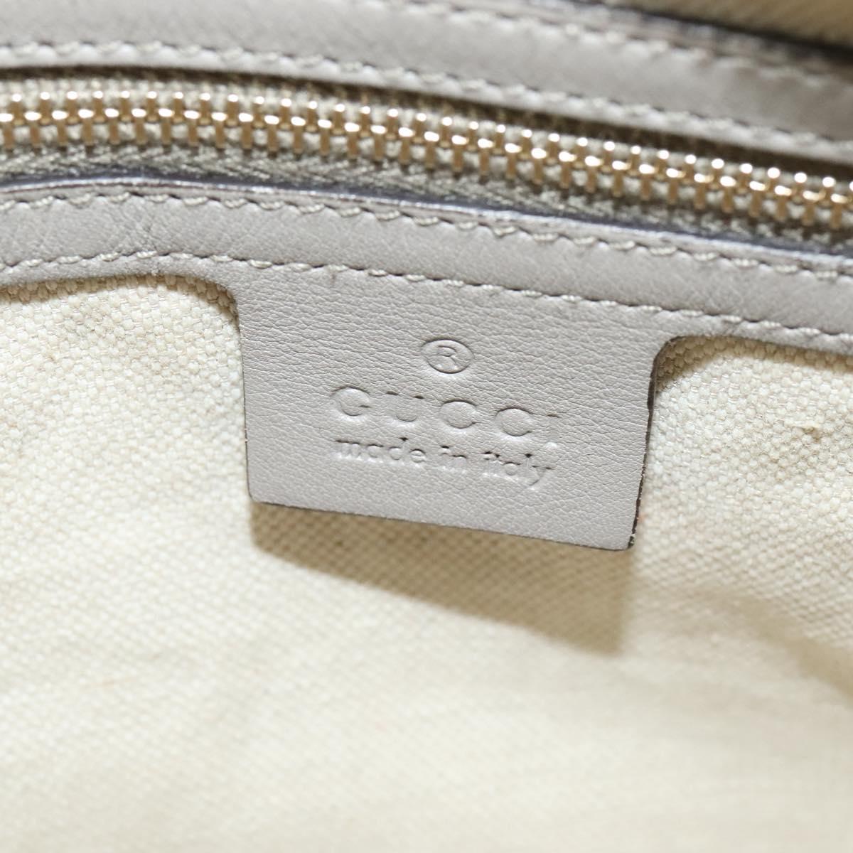 Gucci Bree, Grey, Leather, handbag