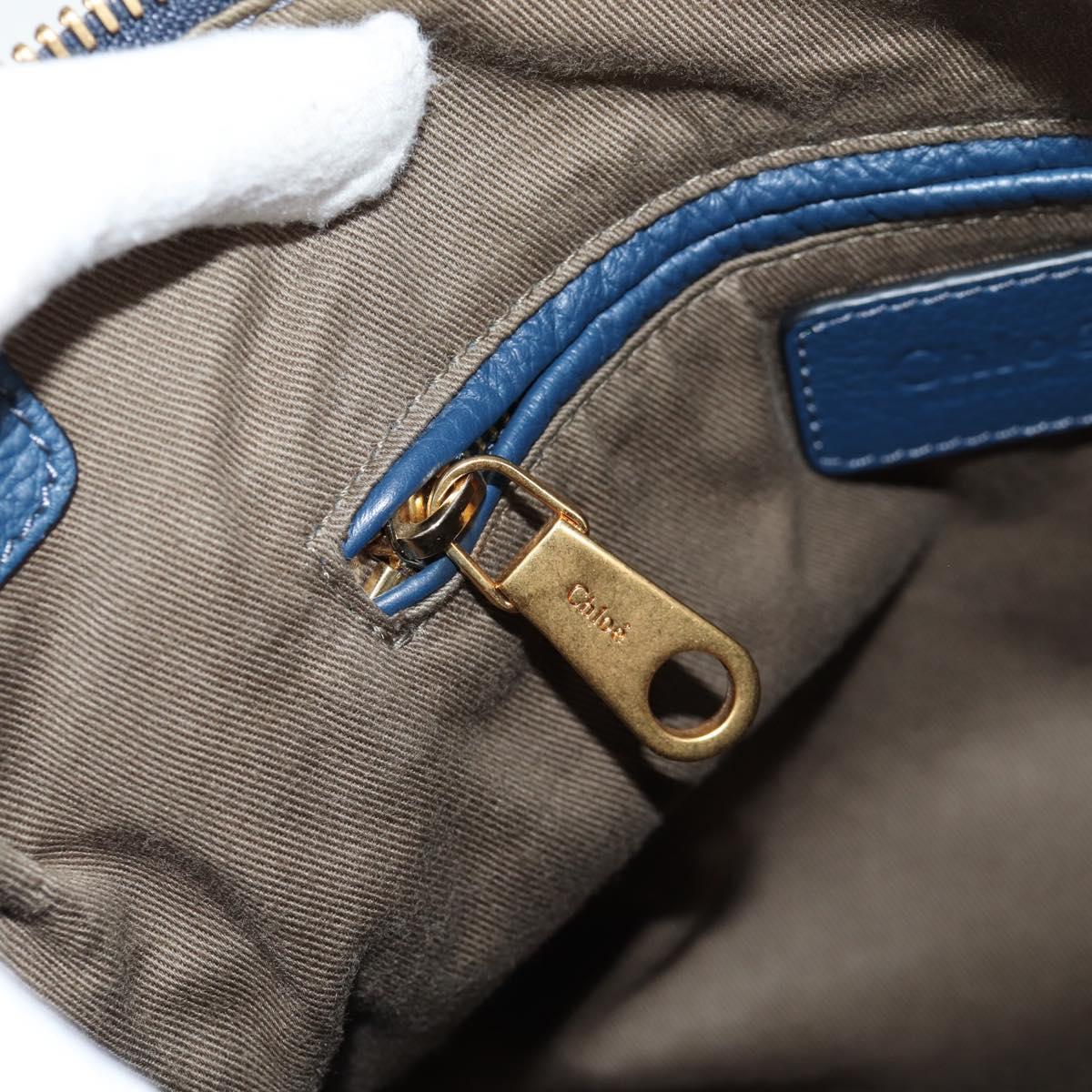 Chloé Marcie, Navy, Leather, handbag