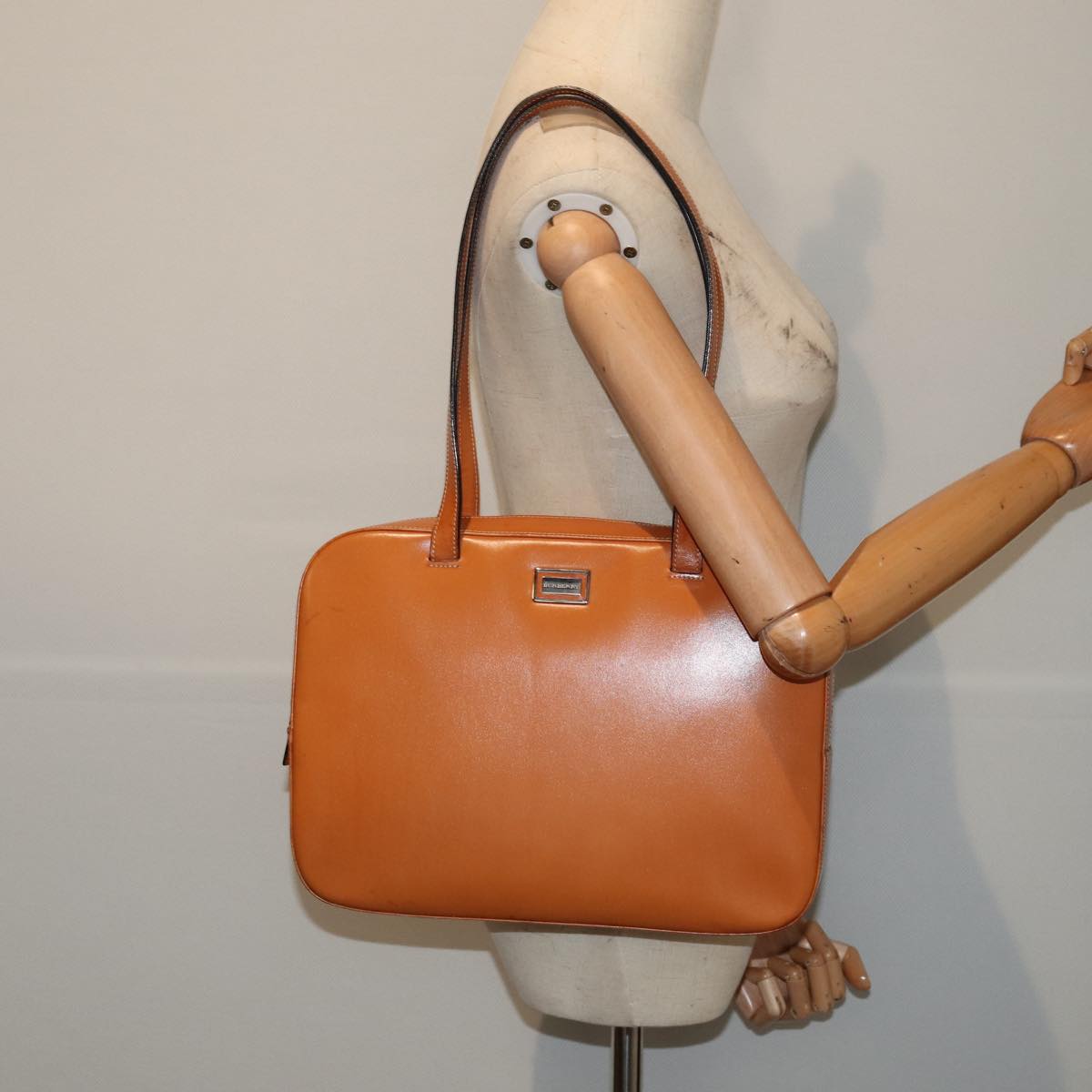 Burberry, Brown, Leather, shoulder