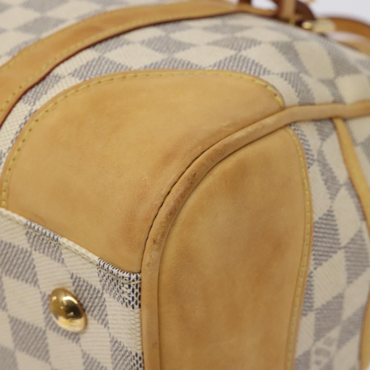 Louis Vuitton Berkeley, White, Canvas, handbag