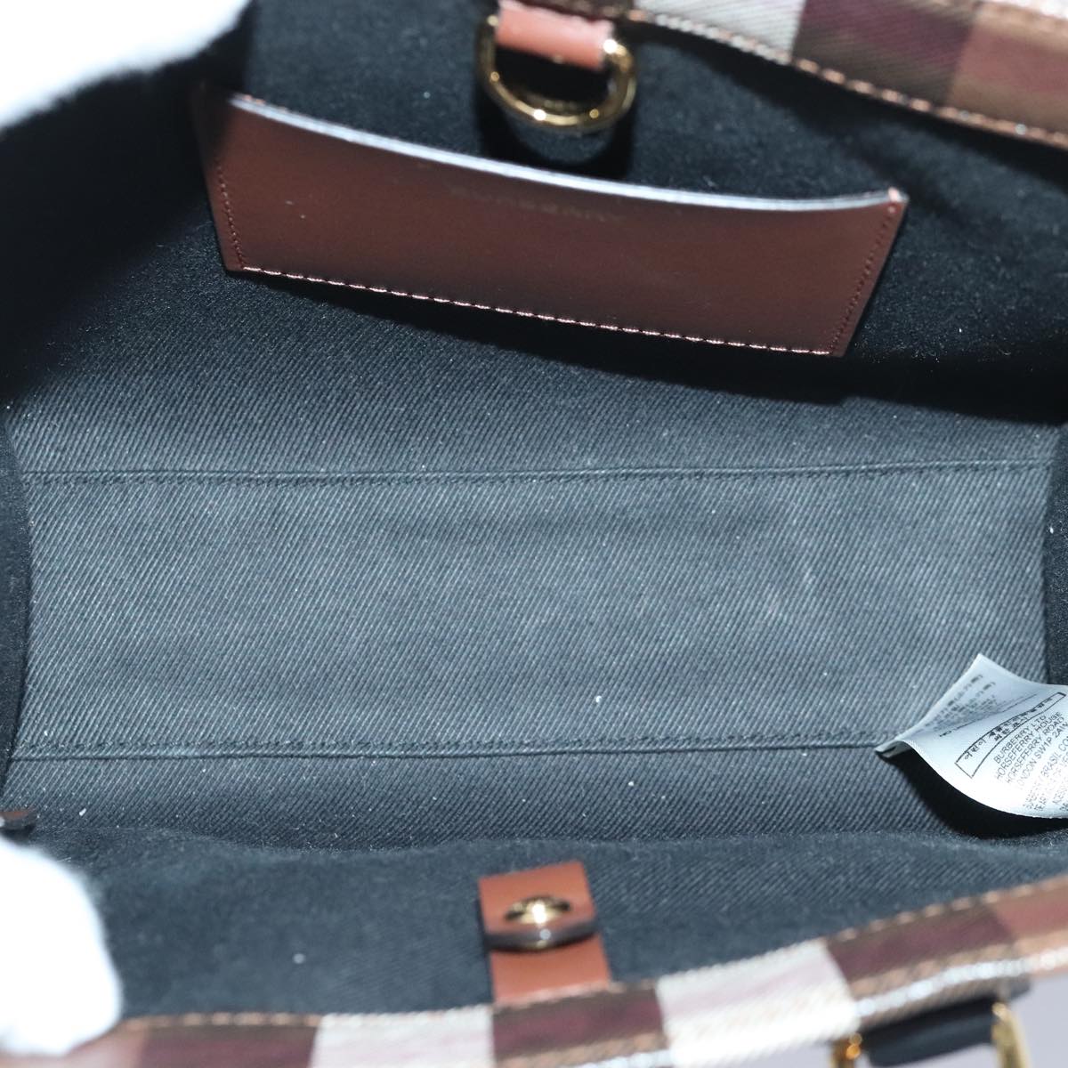 Burberry Freya, Brown, Leather, handbag