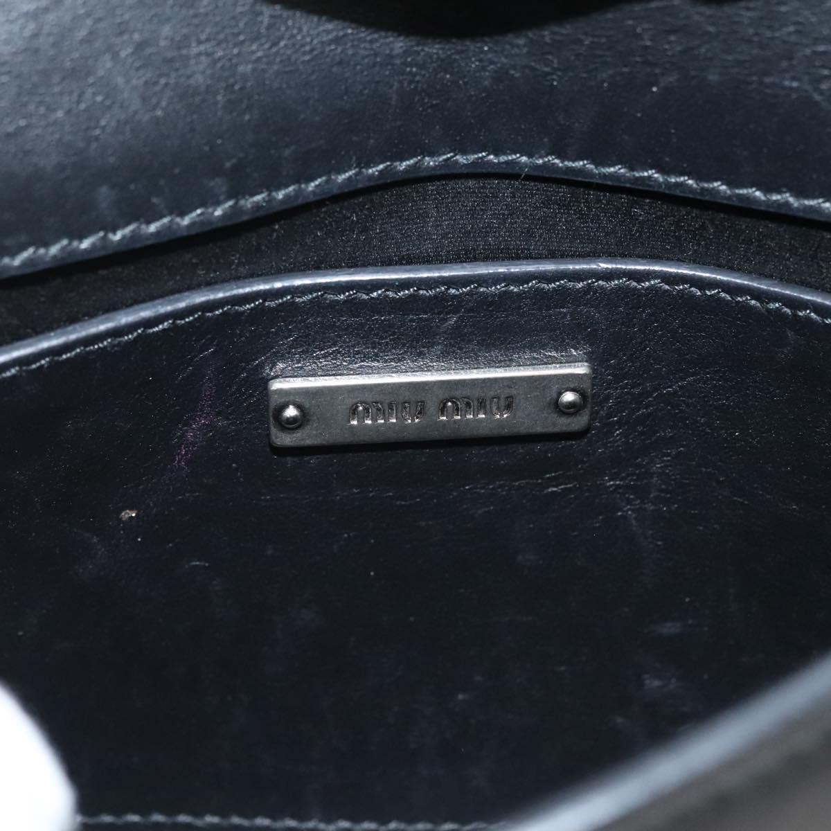 Miu Miu, Black, Leather, shoulder