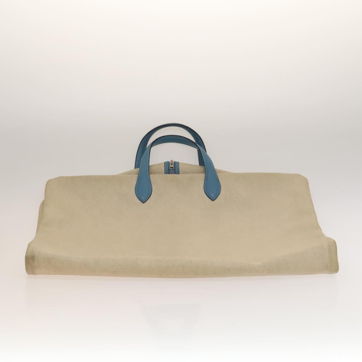 Hermès Victoria, Beige, Canvas, travel