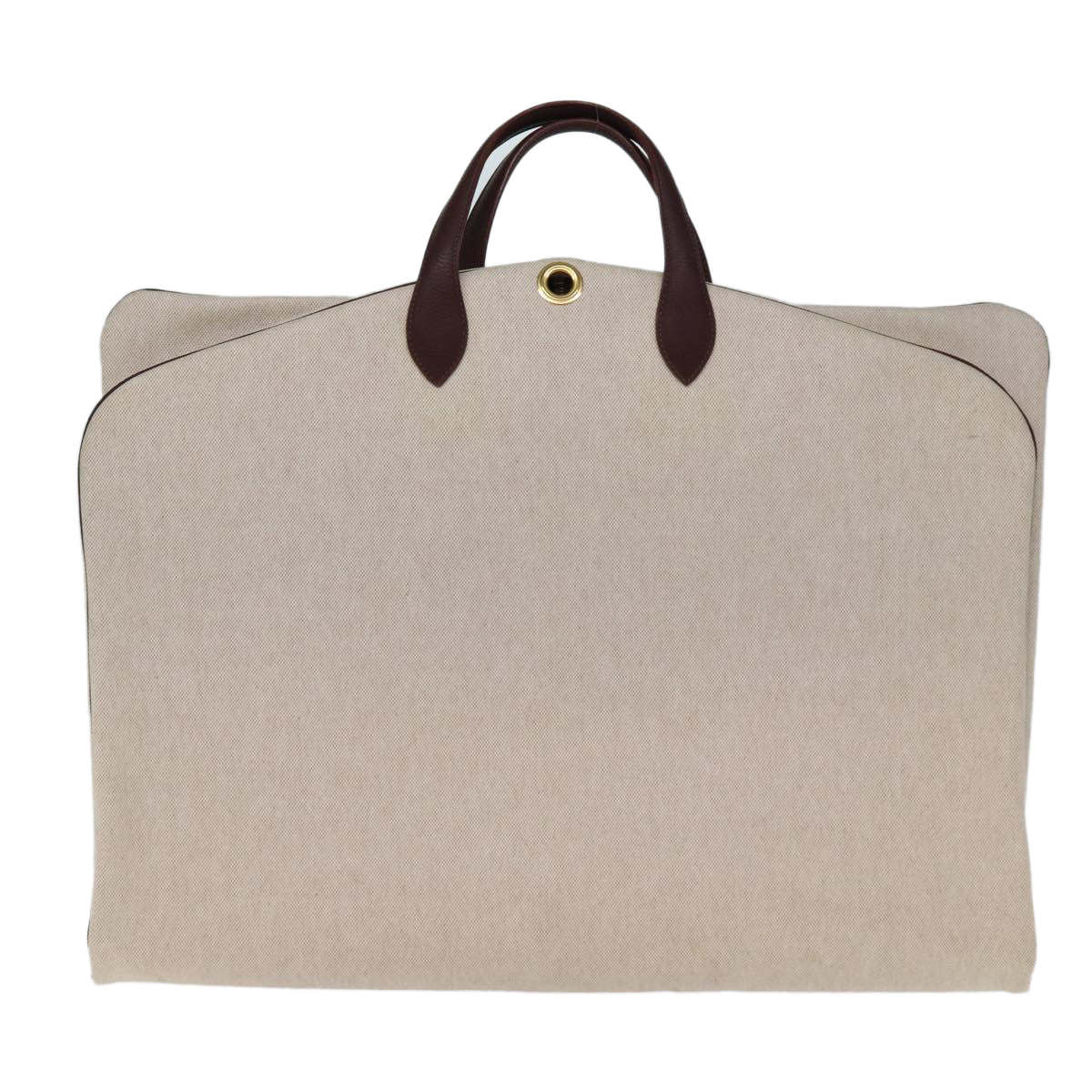 Hermès, Beige, Canvas, travel