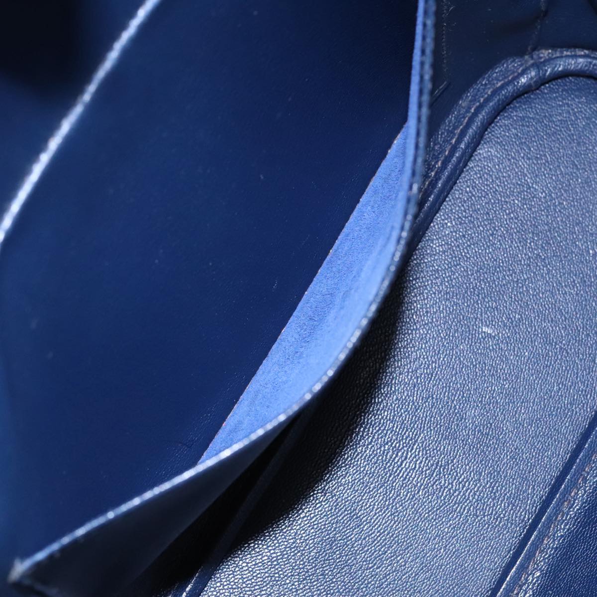 Hermès Ile De Shiki, Blue, Leather, handbag