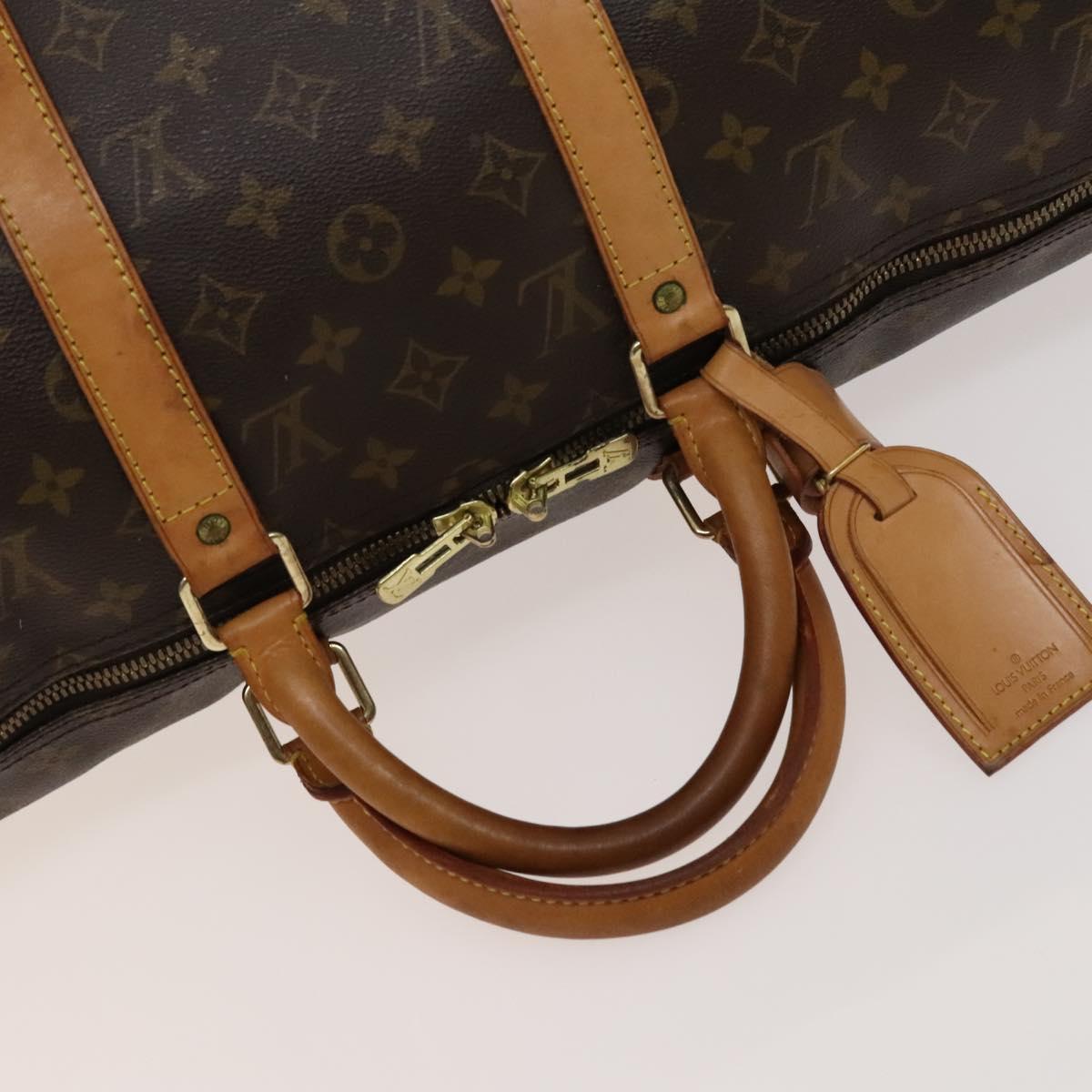 Louis Vuitton Keepall 50, Brown, Canvas, travel