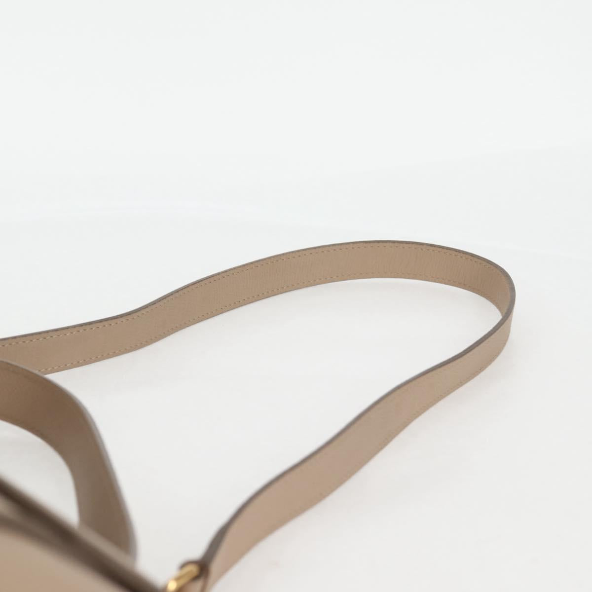 Céline Belt, Beige, Leather, handbag