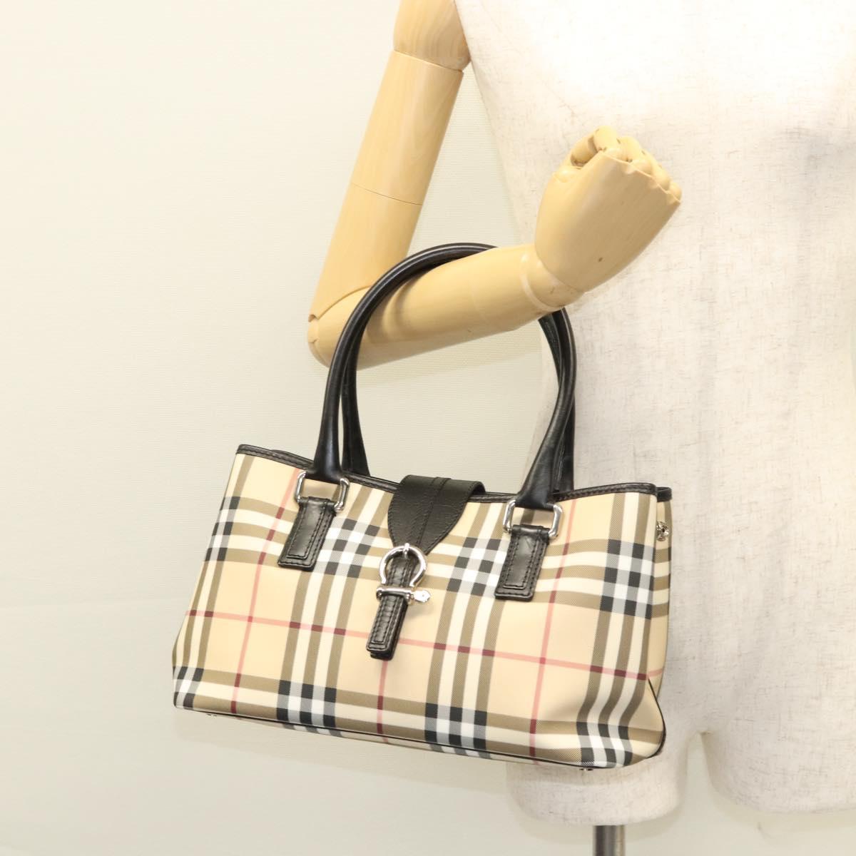 Burberry Nova Check, Beige, Canvas, tote