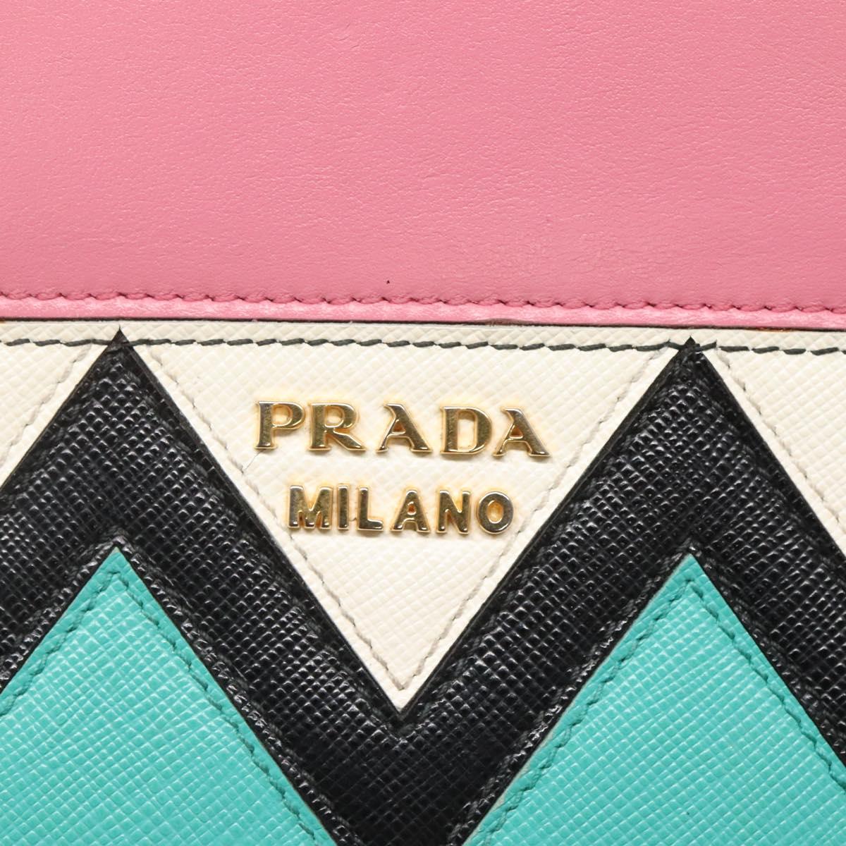 Prada Saffiano, Pink, Leather, shoulder
