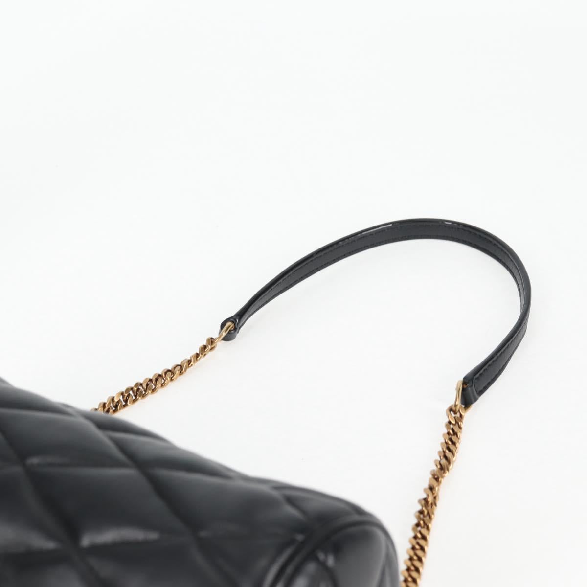 Yves Saint Laurent, Black, Leather, shoulder