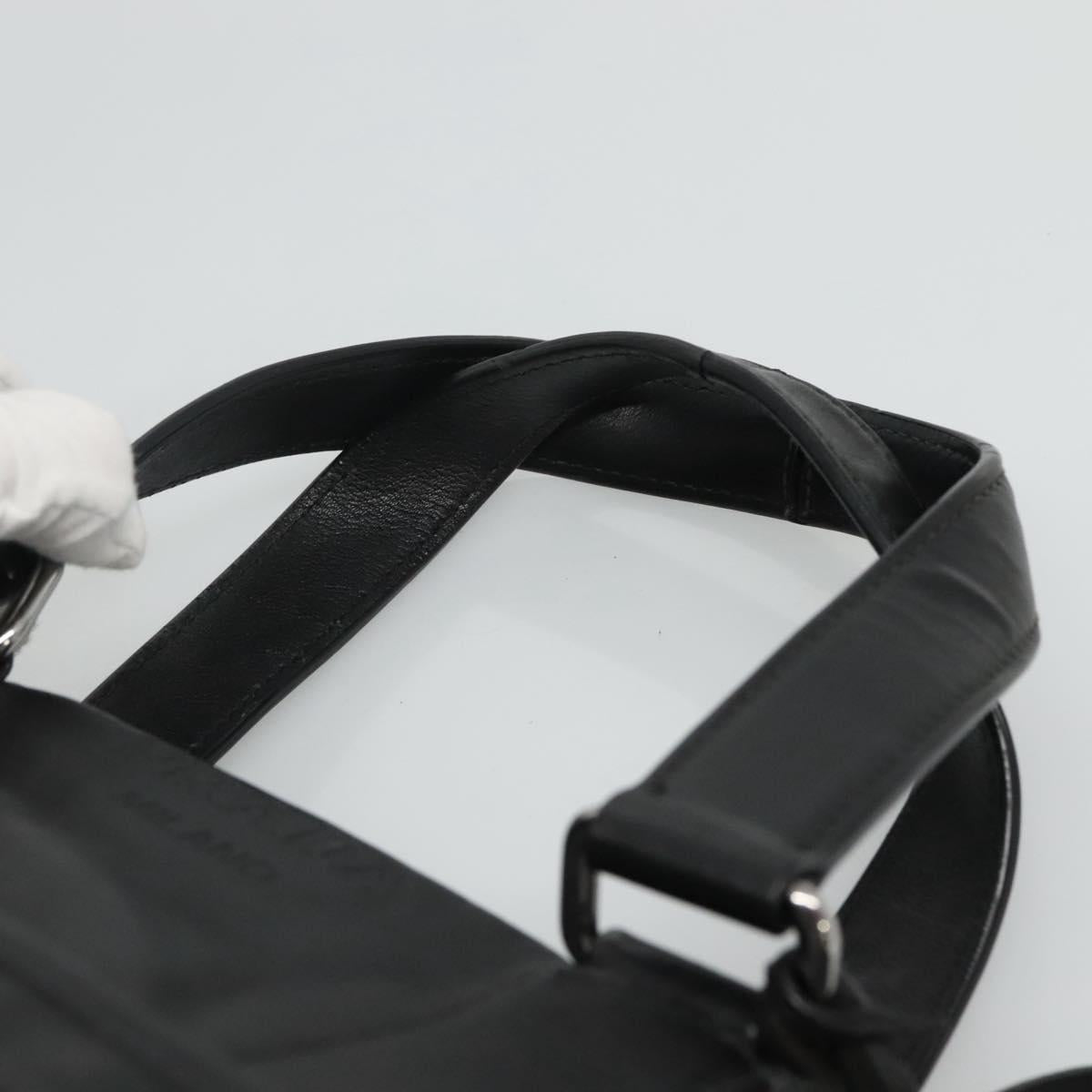 Prada, Black, Leather, tote