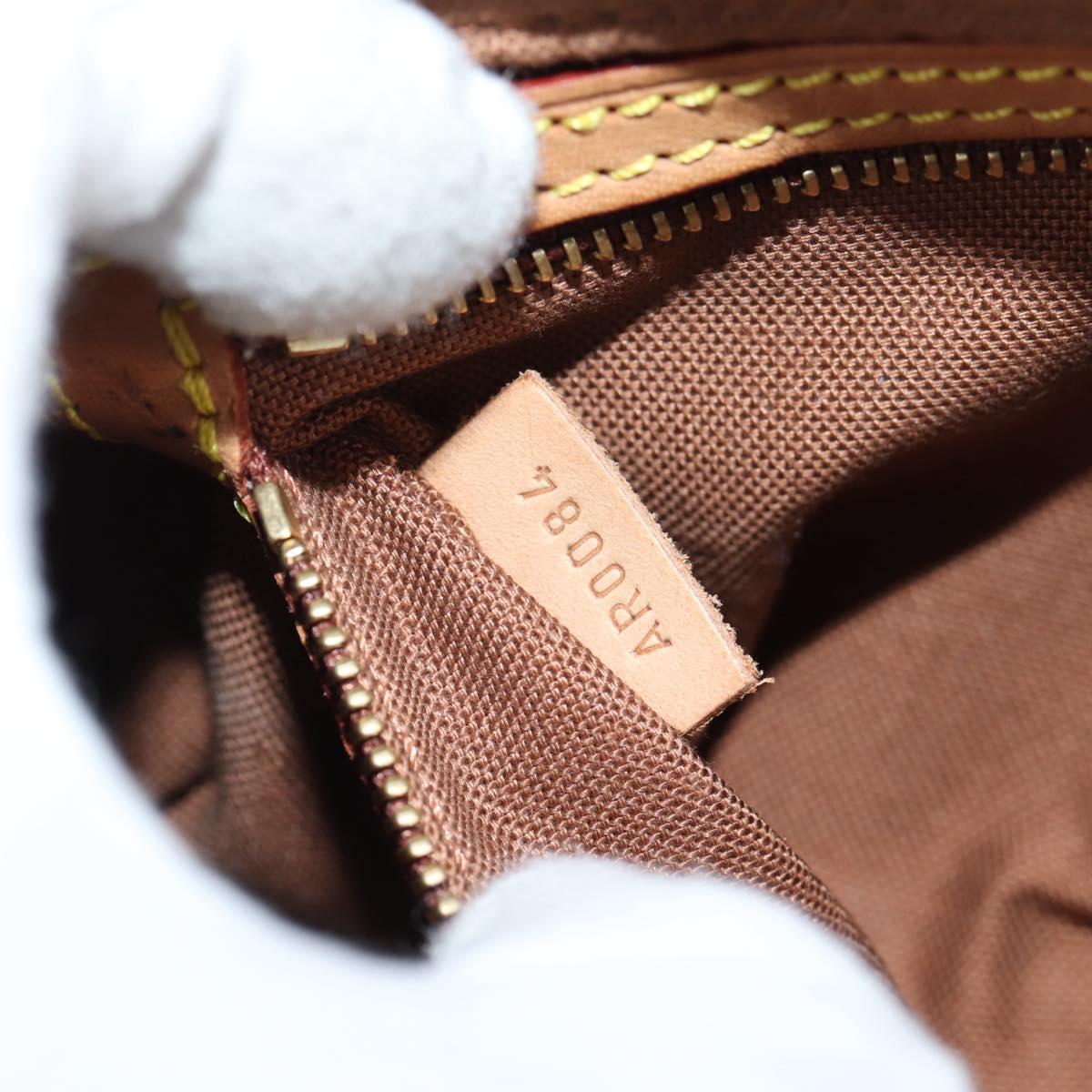 Louis Vuitton Trotteur, Brown, Canvas, shoulder