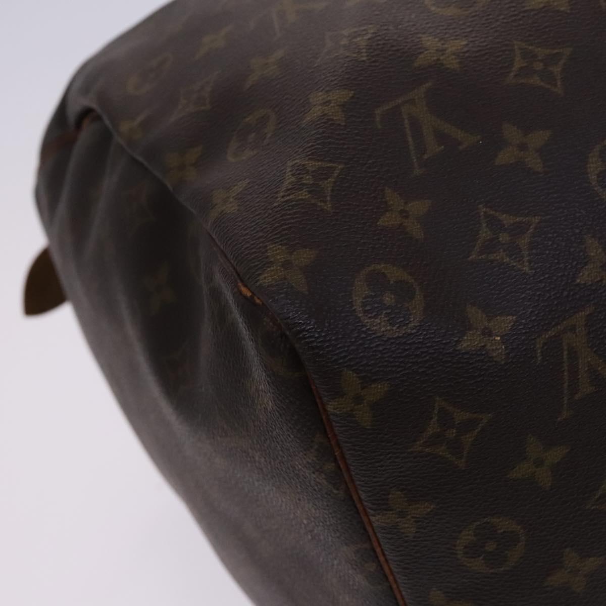 Louis Vuitton Keepall 60, Brown, Canvas, travel