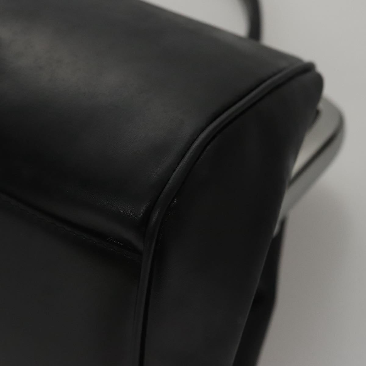 Prada Flame, Black, Leather, handbag