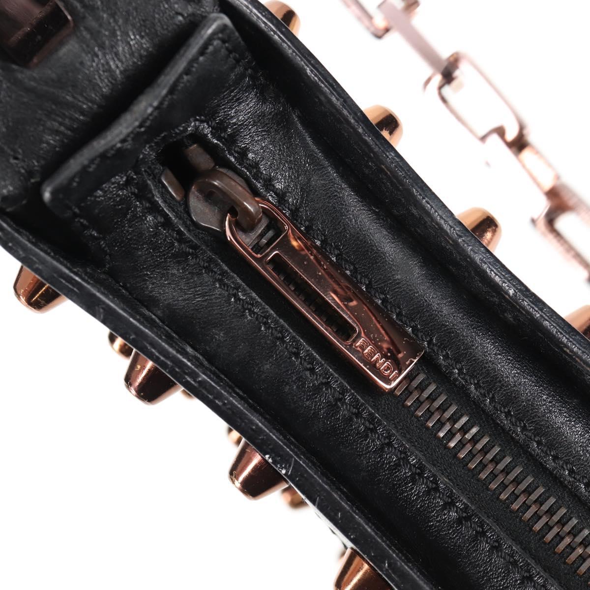 Fendi, Black, Canvas, shoulder