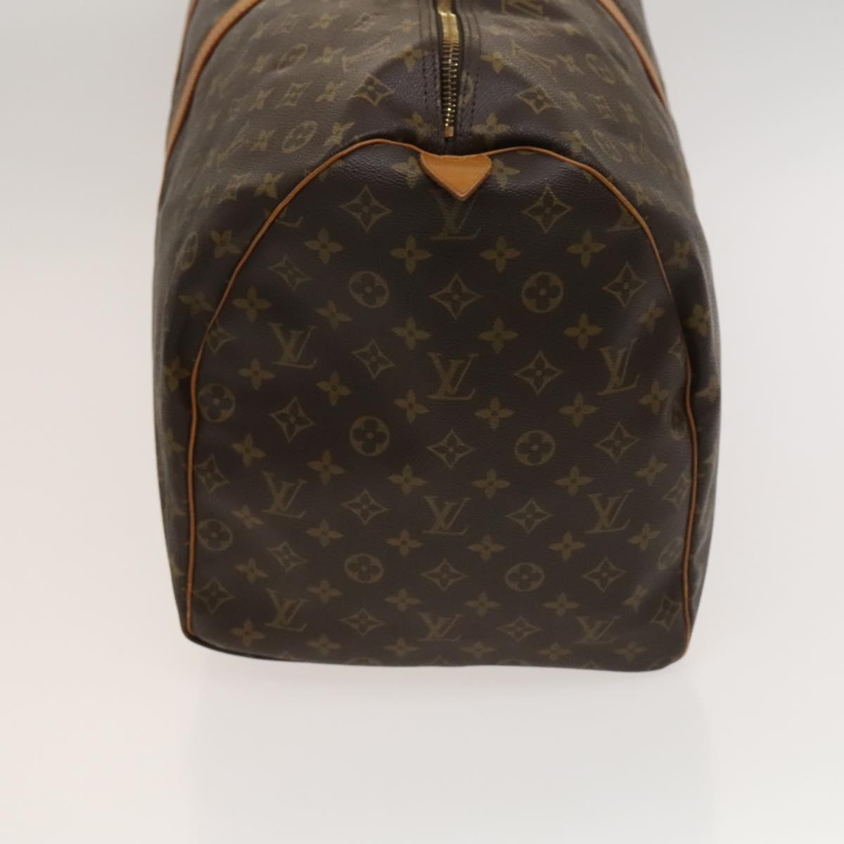 Louis Vuitton Keepall 60, Brown, Canvas, travel