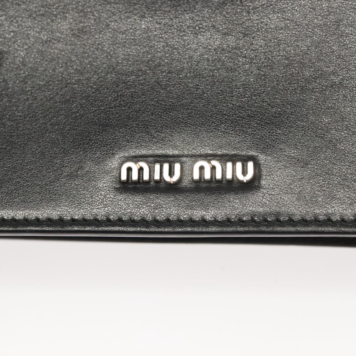 Miu Miu, Black, Leather, shoulder