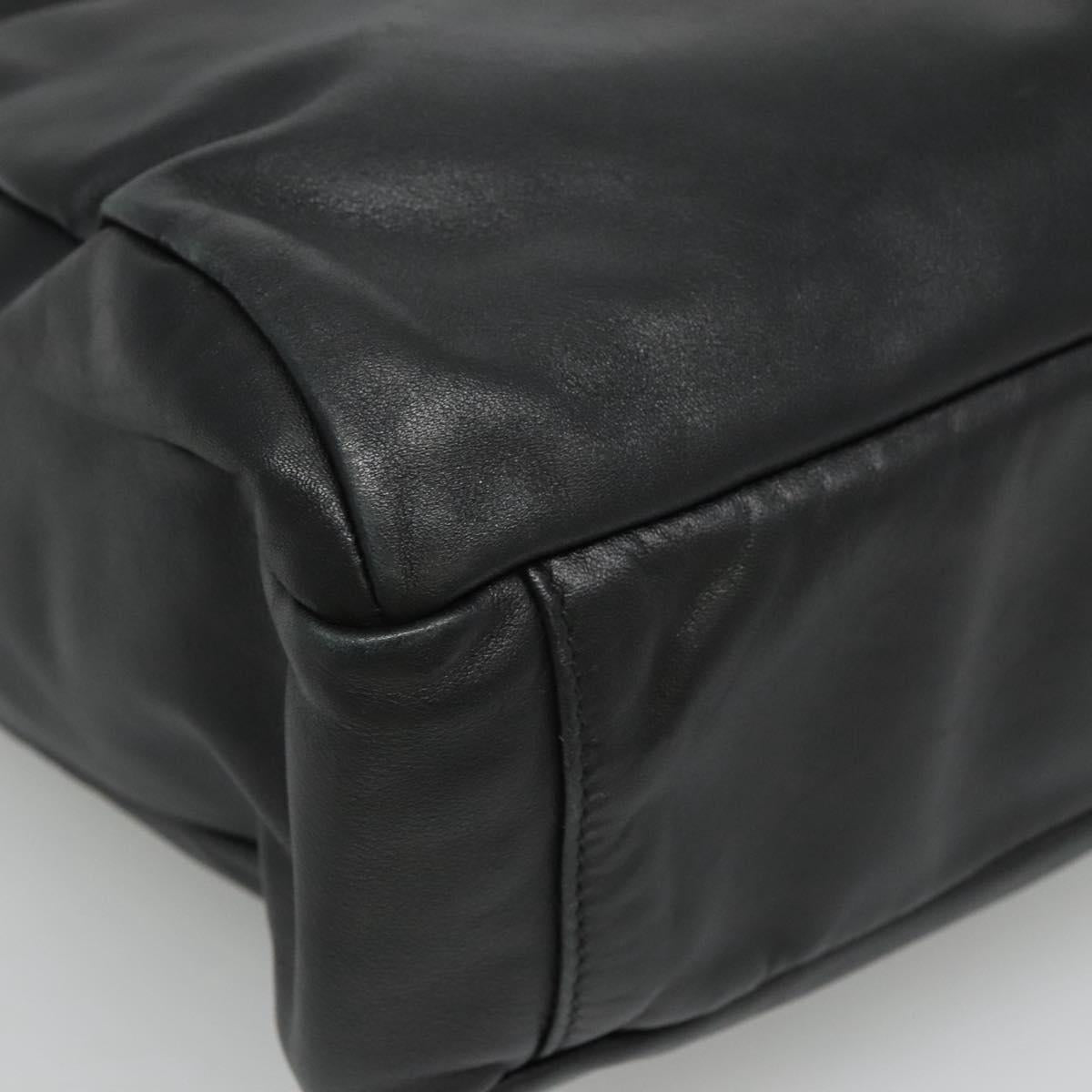 Prada, Black, Leather, tote