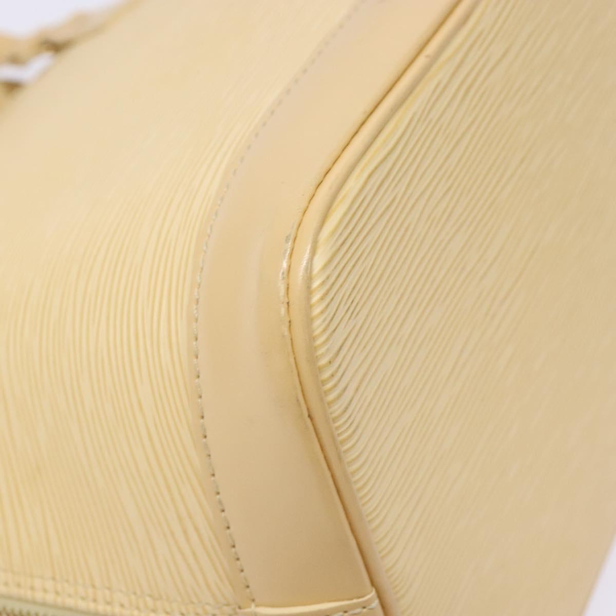 Louis Vuitton Alma, Beige, Leather, handbag