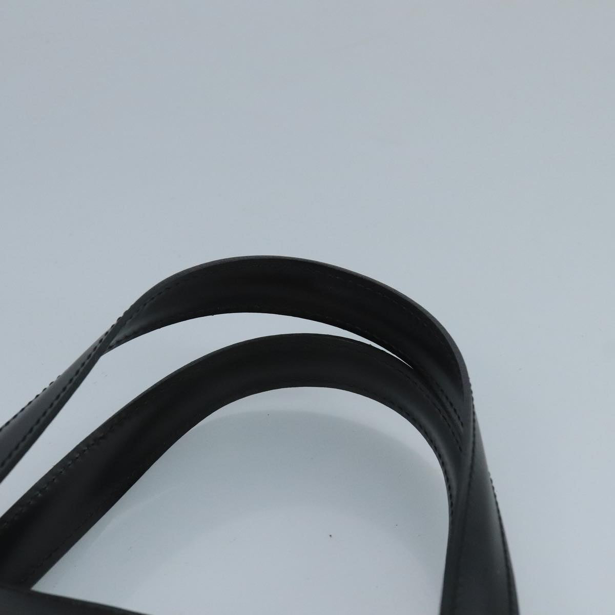 Louis Vuitton Saint Jacques, Black, Leather, handbag