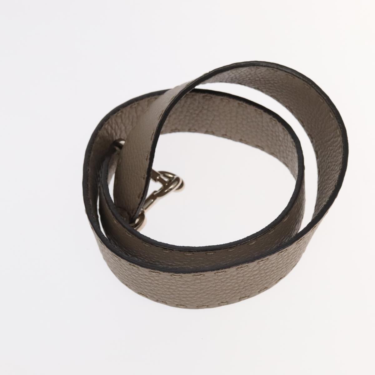 Fendi Lei Selleria, Beige, Leather, handbag