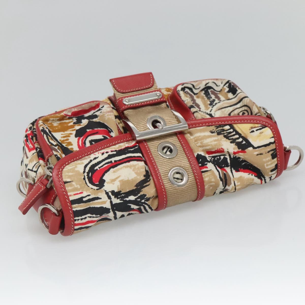 Prada, Red, NYLON, shoulder