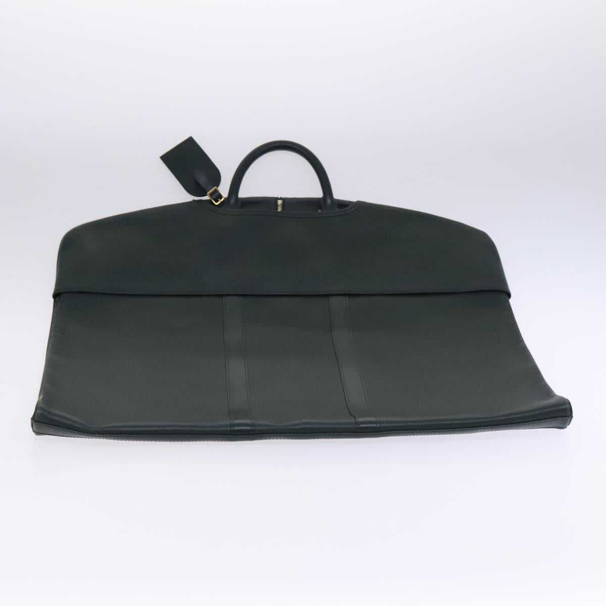 Louis Vuitton Garment case, Green, Leather, travel