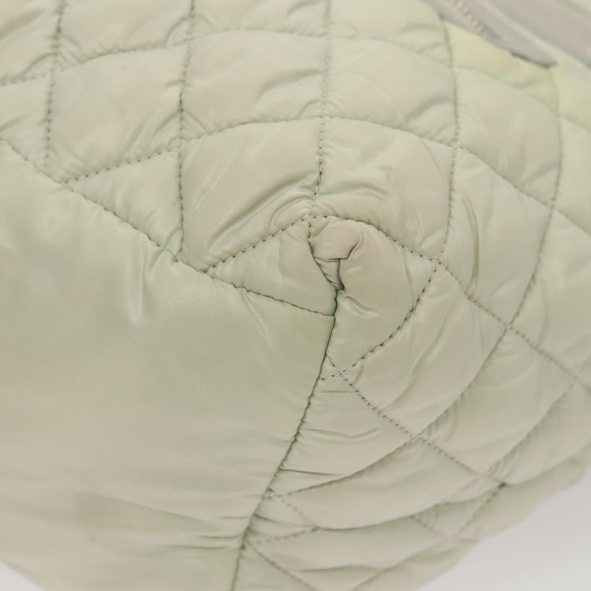 Chanel Coco Cocoon, Grey, NYLON, handbag