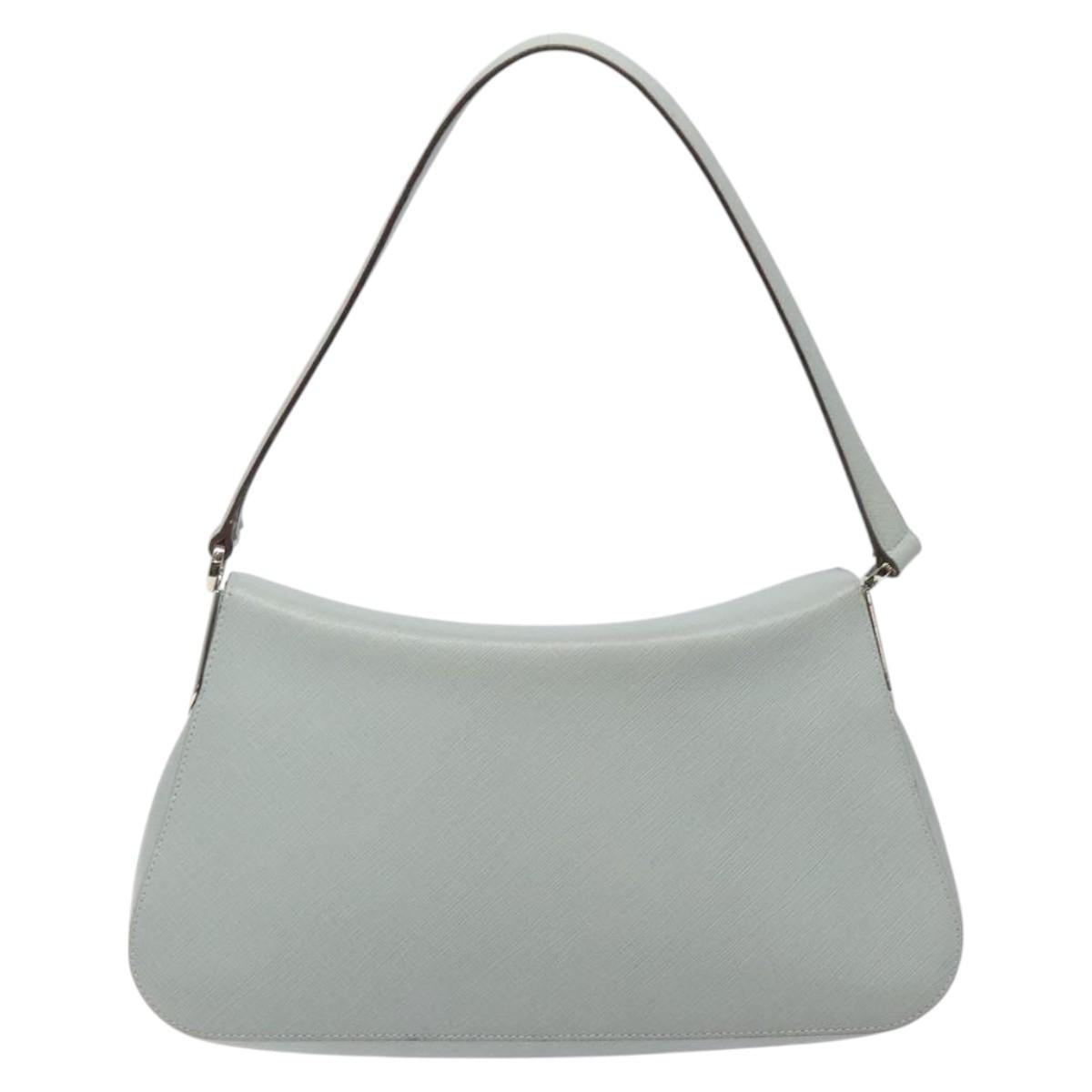 Salvatore Ferragamo Gancini, Blue, Leather, shoulder