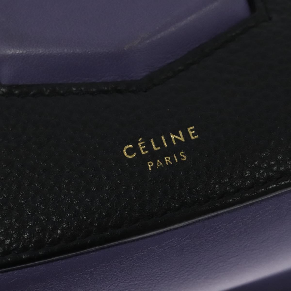Céline, Black, Leather, shoulder