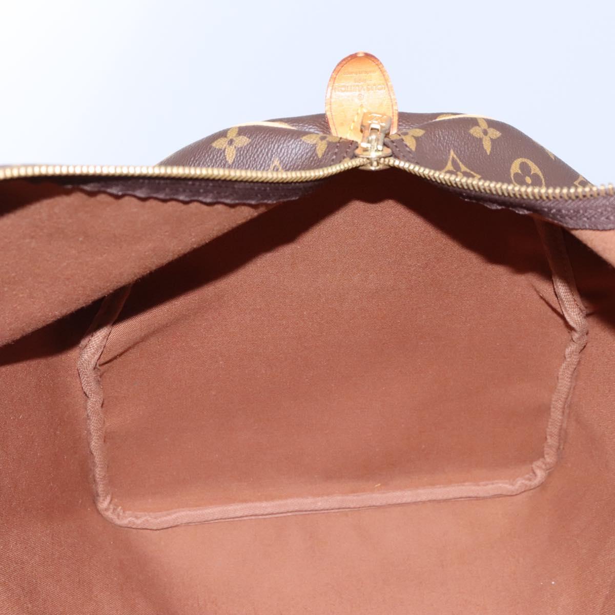 Louis Vuitton Keepall 60, Brown, Canvas, travel