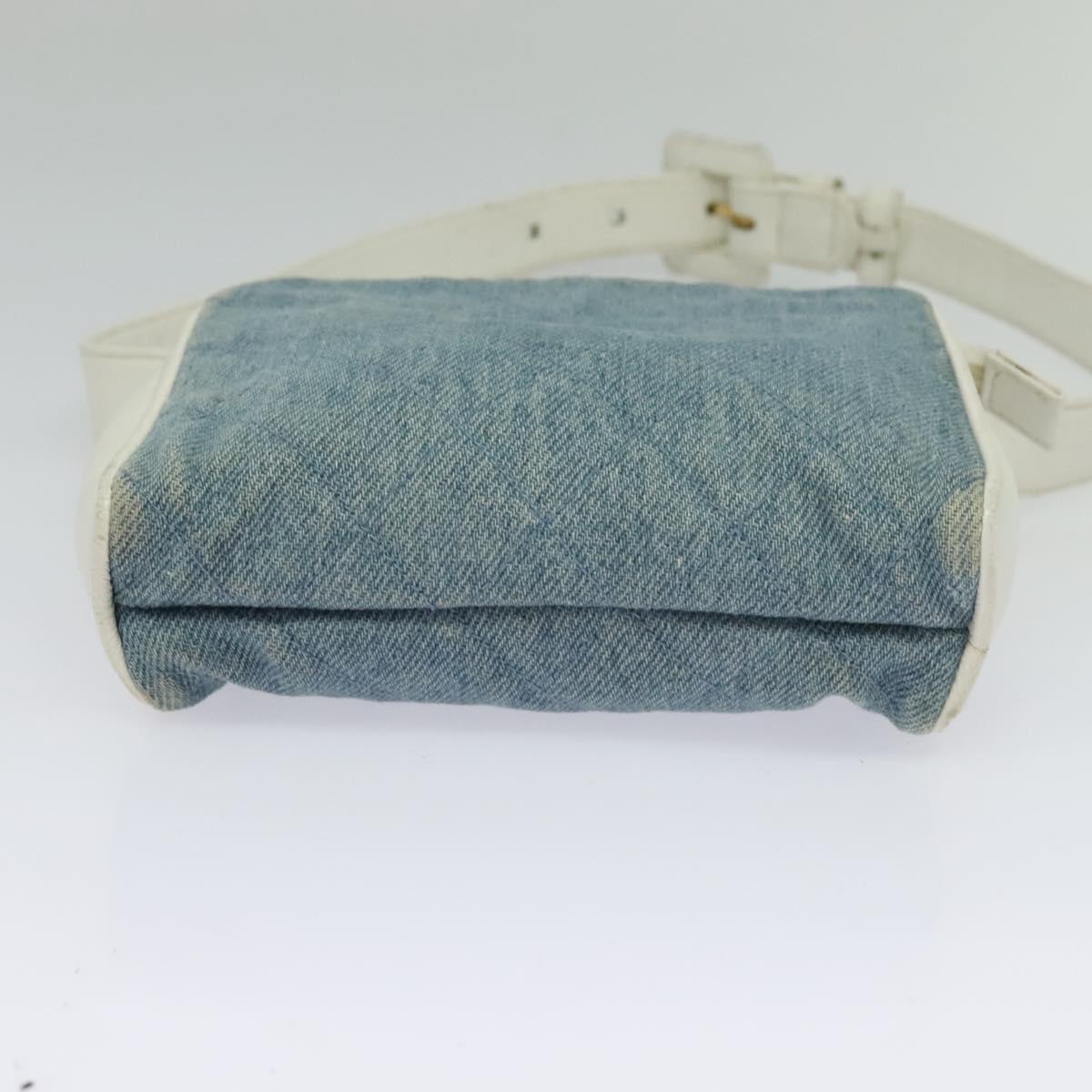 Chanel, Blue, Denim - Jeans, shoulder