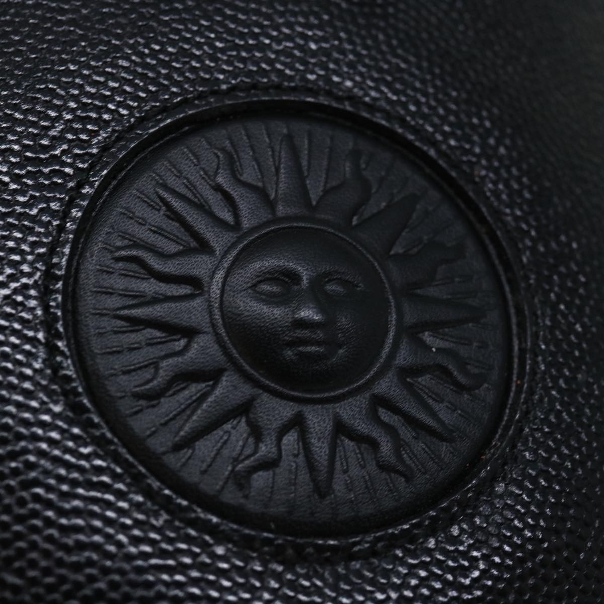 Versace Vanity, Black, Leather, handbag