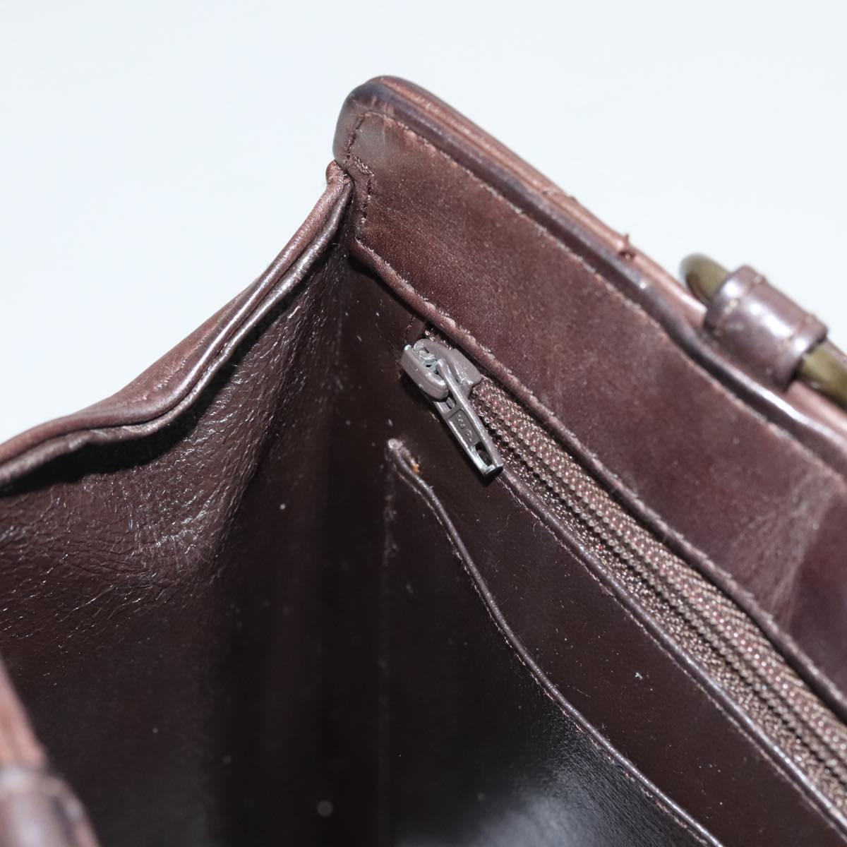 Chanel Coco Mark, Brown, Leather, handbag