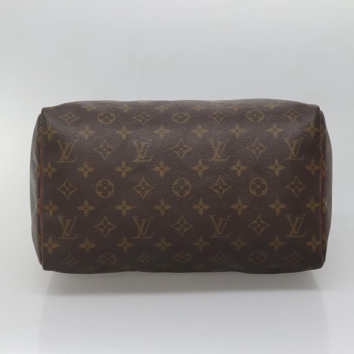 Louis Vuitton Speedy 30, Brown, Canvas, handbag
