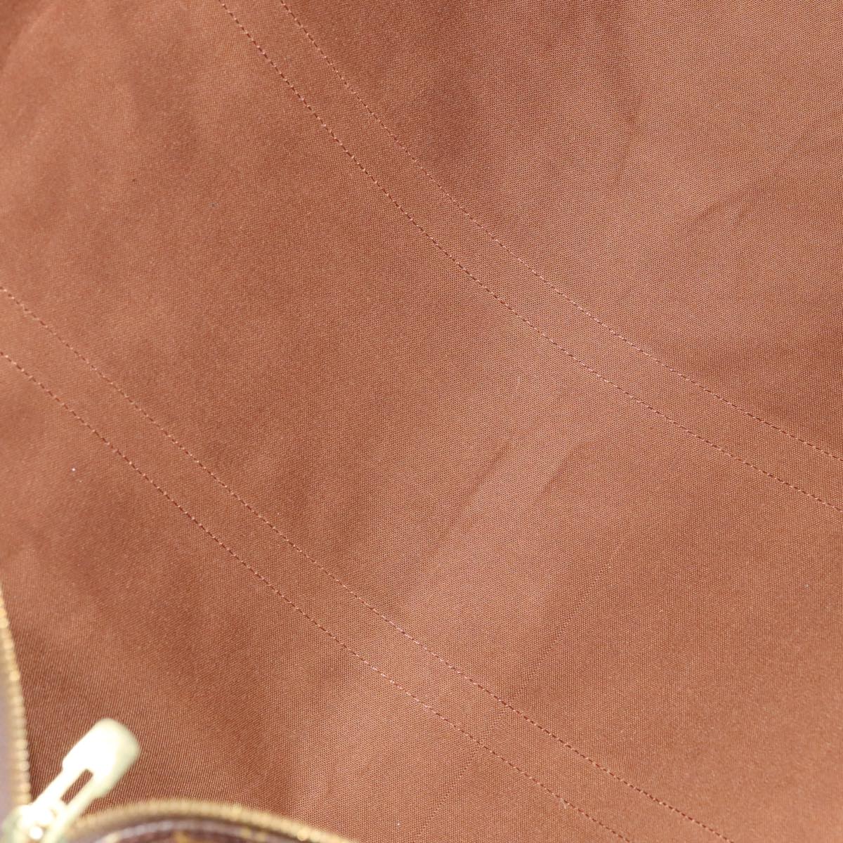Louis Vuitton Keepall 60, Brown, Canvas, travel