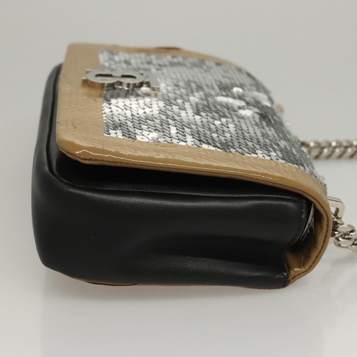 Burberry Lola, Silver, Leather, shoulder