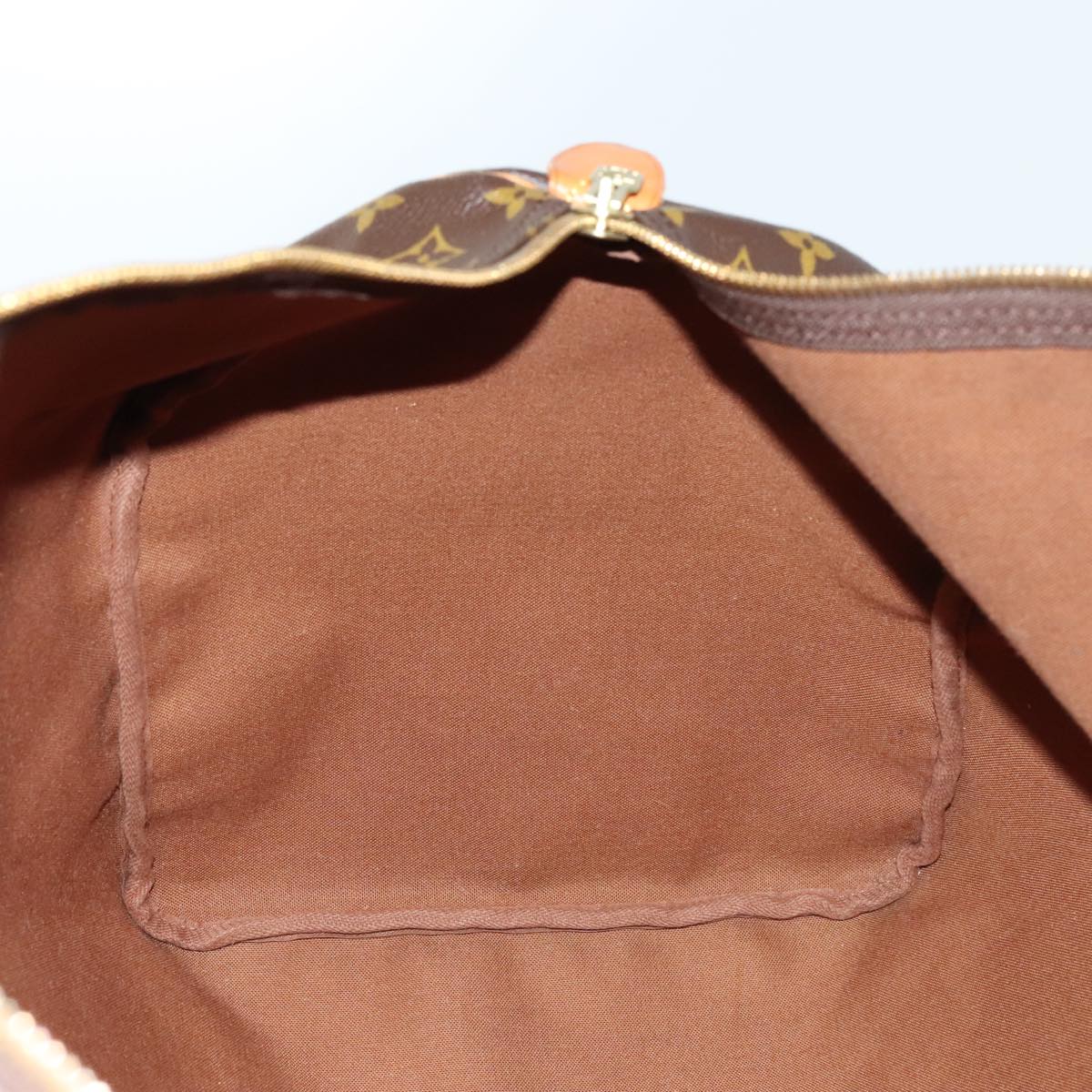 Louis Vuitton Keepall 60, Brown, Canvas, travel